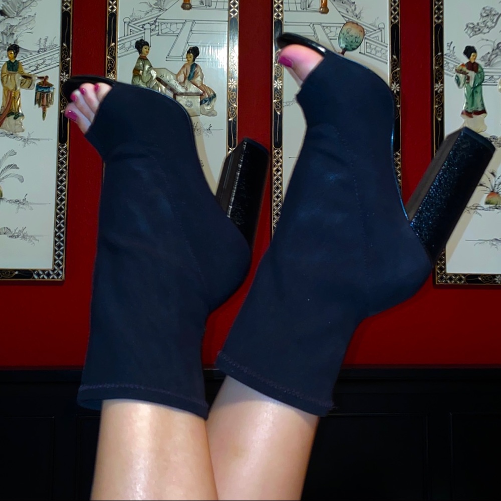 Black Bootie Heels